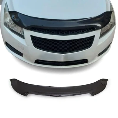 Image de Déflecteur de Capot Compatible avec Dacia Duster 2018 2023 en Acrylique Noir