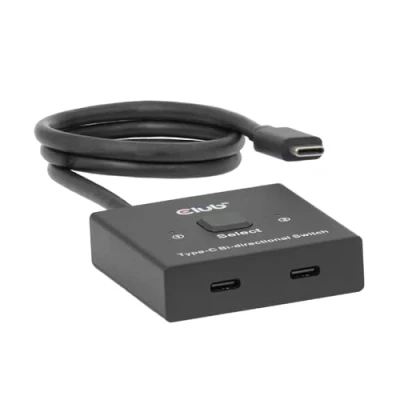 Image de Club 3D CSV 2511 USB C Vidéo bidirectionnelle 8K 60Hz + données commutateur PD