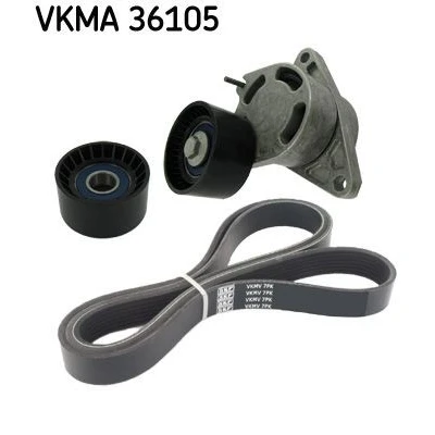 Image de SKF VKMA 36105 Jeu de courroies trapézoïdales à nervures RENAULT: TRAFIC 2 Bus, Kasten, MASTER Pritsche/Fahrgestell, OPEL: Vivaro A Combi