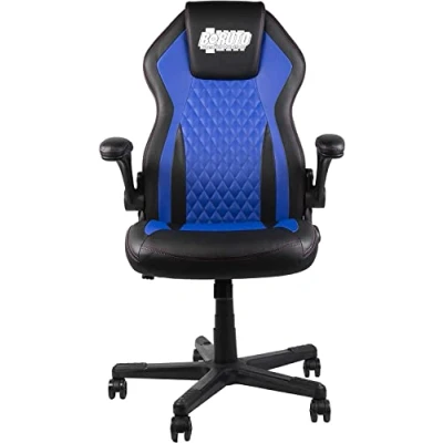 Image de Konix Boruto Naruto Next Generations Chaise de Bureau Gaming Inclinaison siège 15 Cuir polyuréthane Lisse Bleu et Noir