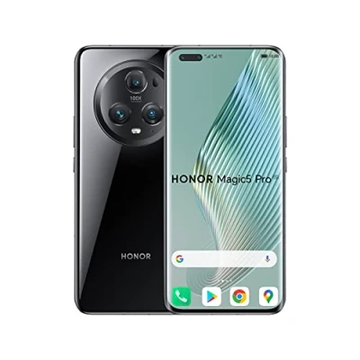 Image de HONOR Magic5 Pro Smartphone 5G, 12+512 Go, Écran Incurvé AMOLED 6,81&quot; HDR 120 Hz, Triple Caméra 50 MP Falcon Capture, Qualcomm Snapdragon 8 Gen 2, 5100 mAh, IP68, Double SIM, Android 13, Noir