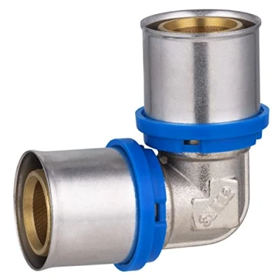 Image de Raccord Multicouche à Sertir Multi profils Coude Egal Ø32 NOYON &amp; THIEBAULT