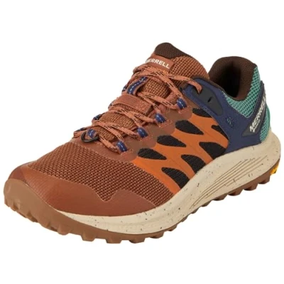 Image de Merrell NOVA 3 GTX Chaussures de running, Homme, Taille: 40, Nutshell/papaya Imitation cuir/textile