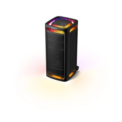 Image de Sony ULT Tower 9AC Enceinte Bluetooth Party Box Ultimate, Alimentation Secteur, 2 Modes Power Sound, X Balanced Speaker, 360 Lighting &amp; entrées pour Karaoke Noir