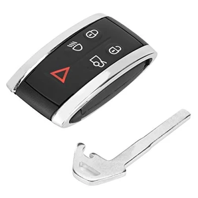 Image de KSTE Télécommande de Remplacement clé Voiture Fob Shell Case Fits Jaguar XF 2009 2012 5 Bouton