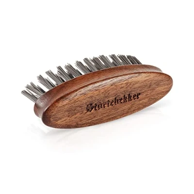 Image de Störtebekker® Brosse À Barbe Premium Fabriquée En Allemagne Démêle La Et Met Forme Évite Les Démangeaisons Poils Bioniques Durables (Normal)