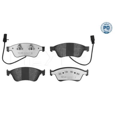 Image de MEYLE 025 238 9620/PD Jeu de plaquettes frein PD Quality Essieu Avant contact signal d&#039;usure inclus avec tôle anti bruit AUDI: A6 C6
