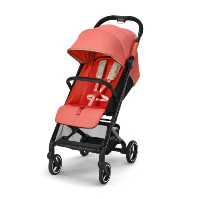 Image de Cybex Gold Poussette Beezy avec Harnais One Pull, de la Naissance à environ 4 ans (max. 22 kg), Compacte et Ergonomique, Hibiscus Red (Rouge)
