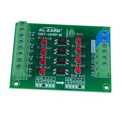 Image de Module D&#039;isolateur Optique,Optocoupleur Photoélectrique a 4 Canaux 5V À 24V pour Micro ordinateur Monopuce D&#039;isolation de Signal