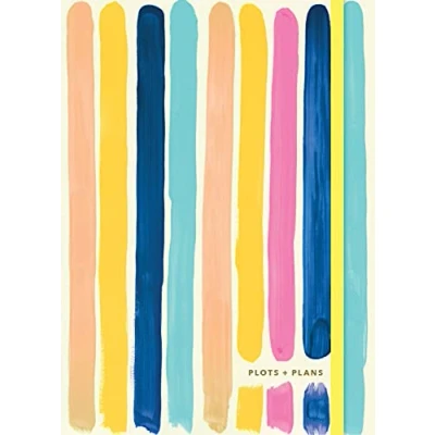 Image de Plots &amp; Plans: Bright Stripes: (Organizational Planner and Notebook, Weekly Productivity Journal)