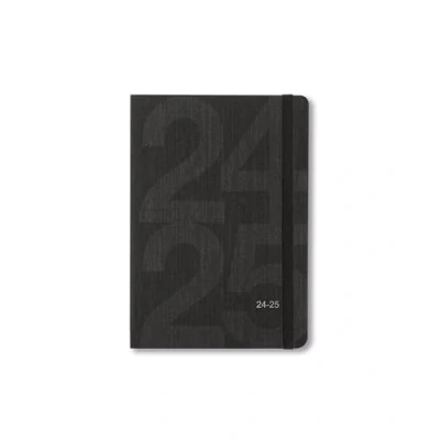 Image de Letts of London Block Agenda scolaire semainier 2024/2025 Noir Format A6