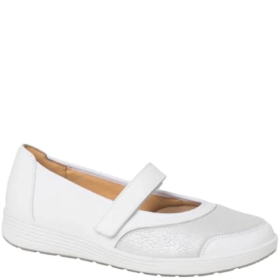 Image de Ganter Femme Klara Ballerines, Blanc cassé, 34.5 EU Large
