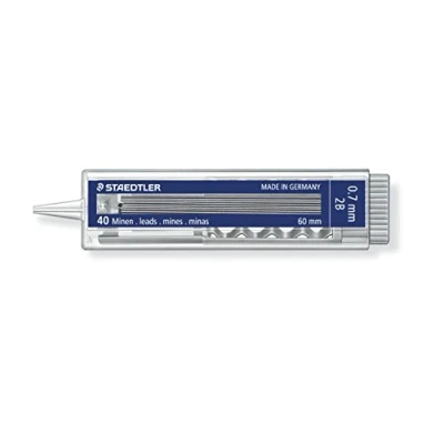 Image de Staedtler Mars Micro Carbon, Lot de 10 Etuis 40 Mines Graphite 0.7 mm 2B, 255