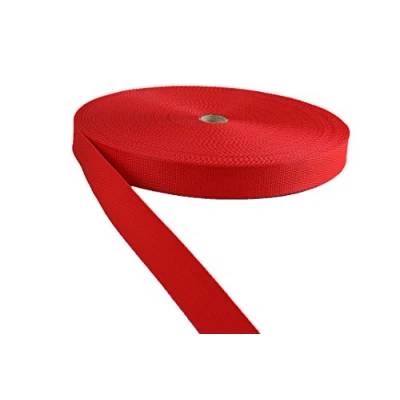 Image de Tukan tex Sangle en polypropylène Rouge 25 mm x 50 m