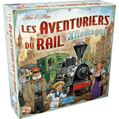 Image de LES AVENTURIERS DU RAIL : ALLEMAGNE Fin 19ème Version Française Spécifique Jeu de Société pour Enfants dès 8 ans 2 à 5 Joueurs 30 60 Min Stratégie Days of Wonder