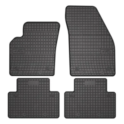 Image de FROGUM 0940 Ensemble de tapis sol Caoutchouc avant et arrière 4 noir Sur mesure VOLVO: C30, V50, S40 II