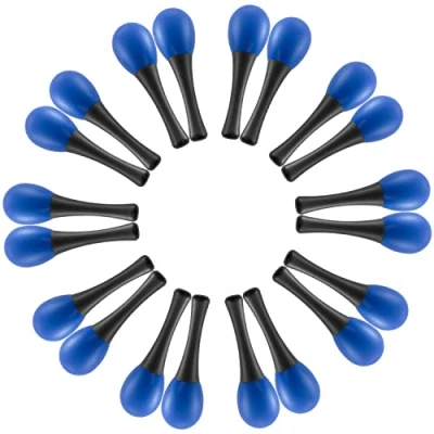 Image de Tiger Mini Oeufs Maracas en Bleu Ensemble de Dix Secoueurs d&#039;Instruments à Percussion pour Enfants