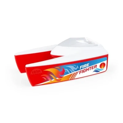 Image de Lena Bateau de Pompier Boaties 04714 Style Catamaran Environ 17 cm Convient pour Baignoire, intérieur et extérieur Enfants à partir 2 Ans