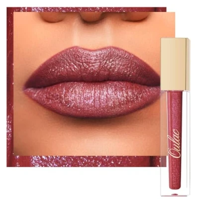 Image de OULAC Encre à lèvres Liquide Mate, Rouge Longue Tenue, Fini Mat, Couleur Intense Lip Tint, Infusée en vitamine E, No Transfert,Végétalien, 4,5ml (MS07)