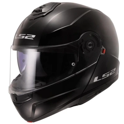 Image de LS2, Casque Moto Modulable Strobe II Gloss Black, XXL
