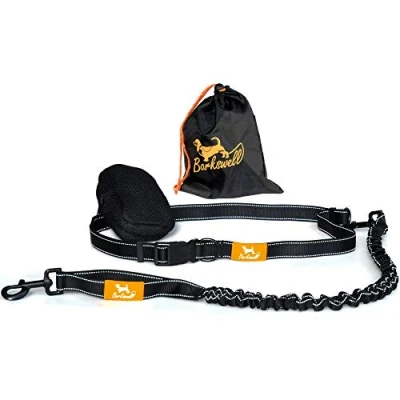 Image de Barkswell Laisse Canicross Chien Baudrier Ceinture Main Libre