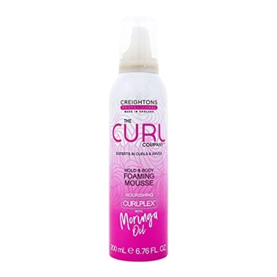Image de The Curl Company Hold and Body Mousse moussante (200 ml) Définit les boucles et vagues, élimine frisottis lisse voies de migration indisciplinées ; formulée professionnellement avec