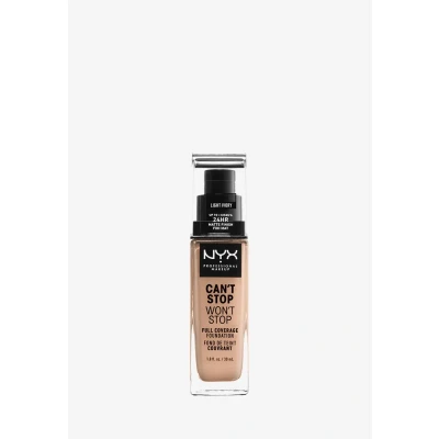 Image de Nyx Professional Makeup CAN ́T STOP WON 24H Foundation Fond de teint, Femme, Taille: 30 ml, 4 light ivory