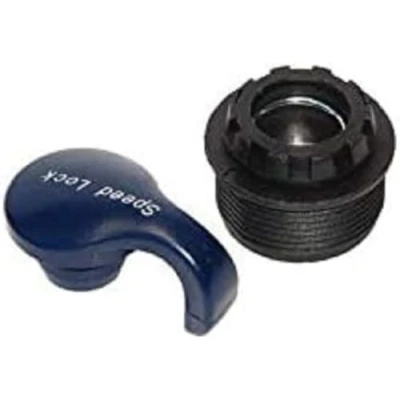 Image de Suntour Drehdeckel 2220596153 Couvercle Rotatif Mixte Adulte, Noir/Bleu, Taille Unique