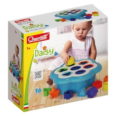 Image de Quercetti 0242 Daisy Shape Sorter Sorting, Stacking &amp; Plugging Toys