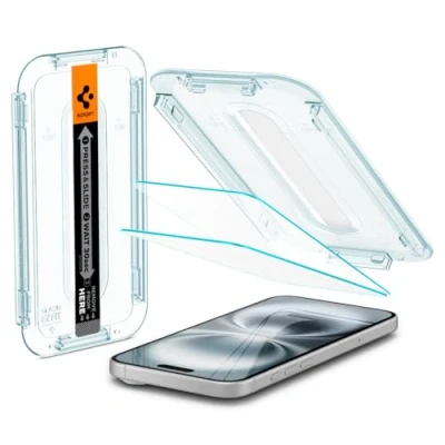 Image de Verre trempé Spigen Glas.tR EZ Fit pour iPhone 15 Plus / 16 2 pcs.