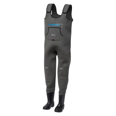 Image de Dam Break Point Neoprene Wader Bootfoot, Semelle à crampons taille 42/43 Waders pêche