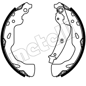 Image de Jeu de mâchoires frein à disque METELLI 53 0744