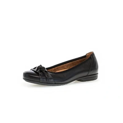 Image de Gabor Femme Ballerines, Dame Ballerines Classiques,Ballerines,Chaussures d&#039;été,Classique,élégant,Noir (Schwarz) / 57,38.5 EU 5.5 UK