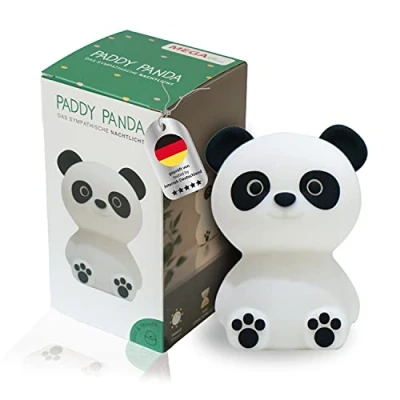 Image de Veilleuse LED pour enfants Changement de couleur RGB bébé sans petits éléments ingérables Lampe d&#039;allaitement à intensité variable Minuterie nuit tactile USB Paddy Panda