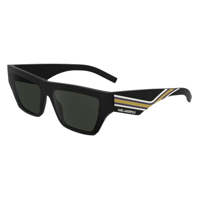 Image de KARL LAGERFELD KL6163S Lunettes de Soleil, Matte Black, Taille Unique Mixte