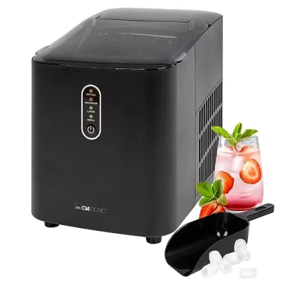 Image de Clatronic EWB 3798 Machine à glaçon incornporé/sur Pied 12 kg/24h 120 W Noir