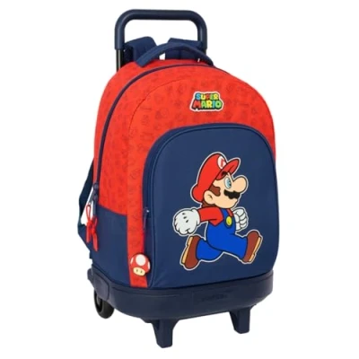 Image de Sac à Dos roulettes SAFTA Super Mario Compact Amovible Confortable