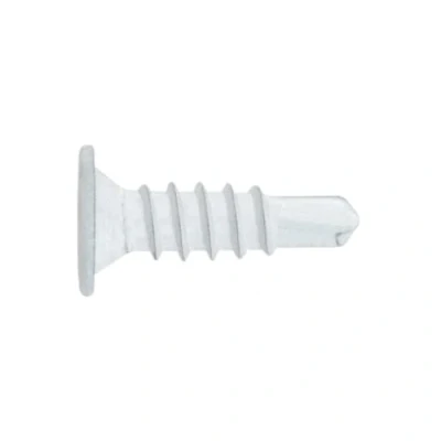 Image de Index Fixing Systems BCP B Pack de 500 vis pour gabarit tête extra plate et empreinte Phillips (recouvrement zingué) couleur blanc, BCPB4214