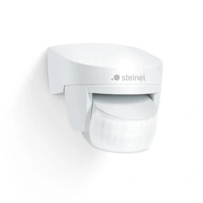 Image de Steinel Détecteur de mouvement IS 140 2 blanc, capteur infrarouge, zone détection 140, portée 14 m, intérieur/ extérieur