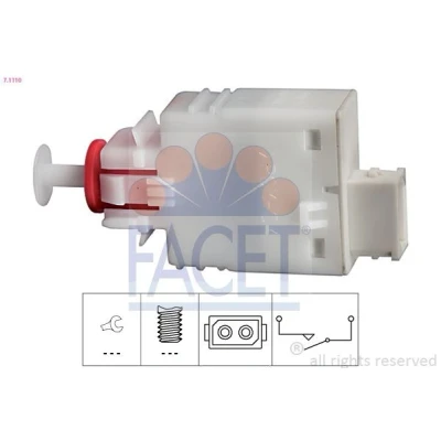 Image de FACET 7.1110 Commande, embrayage (GRA) Made in Italy OE Equivalent BMW: 5 Berline, 3 Coupe, OPEL: Corsa C 3/5 portes, Zafira A