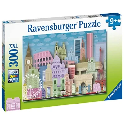 Image de Ravensburger Puzzle Enfant 300 pièces XXL Europe colorée À partir de 9 ans qualité supérieure Carton épais et résistant Monument 13355