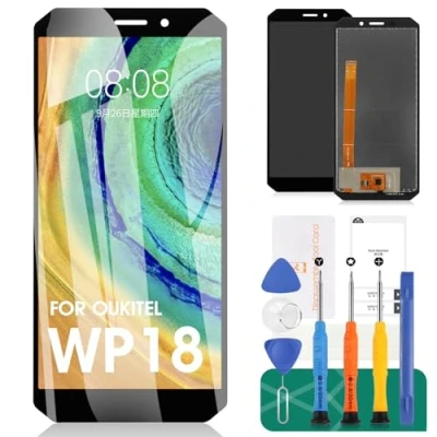Image de Kit de réparation d&#039;écran LCD pour Oukitel WP18 Écran tactile rechange Noir Sans cadre
