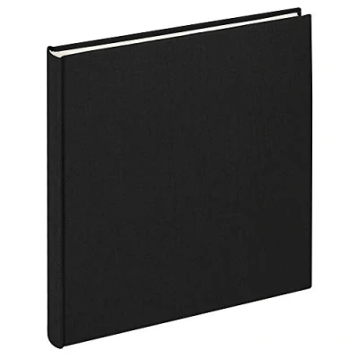 Image de walther design album photo noir 26 x 25 cm lin, tissu FA 505 B