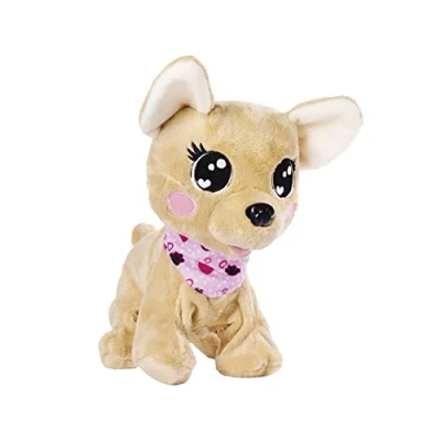 Image de Simba Chi Love Baby Boo Chien Peluche Interactive Réagit à 12 Ordres 60 Sons Différents Version Française 105893500002, Beige