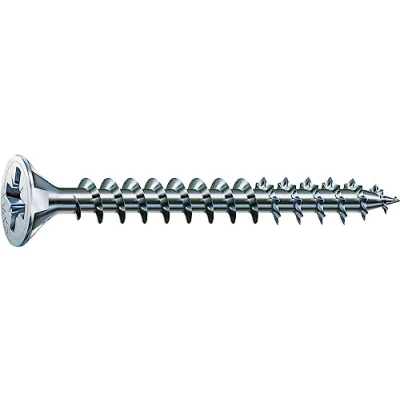 Image de Spax A2J 1081010350123 4CUT Vis universelle cruciforme à tête fraisée Filetage galvanisé total, 1081010300405
