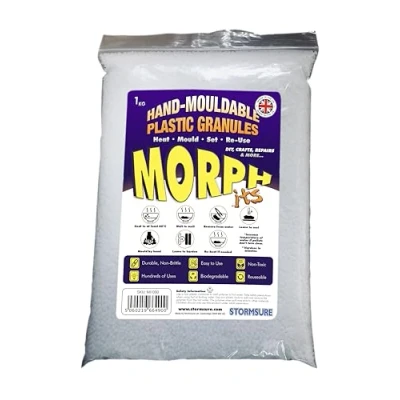 Image de Morphits ThermoPlastic BioPlastic Polymorph réutilisable 1kg Facile à utiliser, non toxique, adapté diverses applications, l&#039;infini