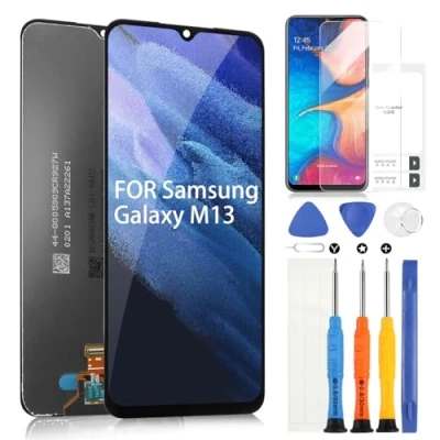 Image de ARSSLY Écran LCD pour Samsung Galaxy M13 M135F 6.6&quot; Remplacement SM Tactile Digitizer Assemblage Réparation Pièces avec Gratuit Outils