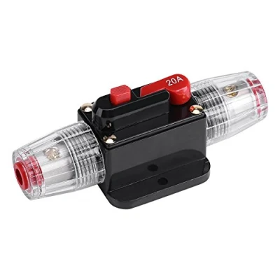 Image de Zerodis Auto Disjoncteur DC12V 24V avec Commutateur Inverseur de Réinitialisation Fusile pour Protection Système Voiture Marine Bateau(20A/30A)