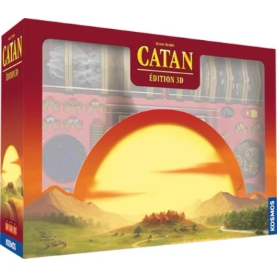 Image de Kosmos Asmodee Catan : 3D Edition Deluxe Jeux de société Plateau stratégie Jeu développement à partir 10 Ans 3 4 Joueurs Version française