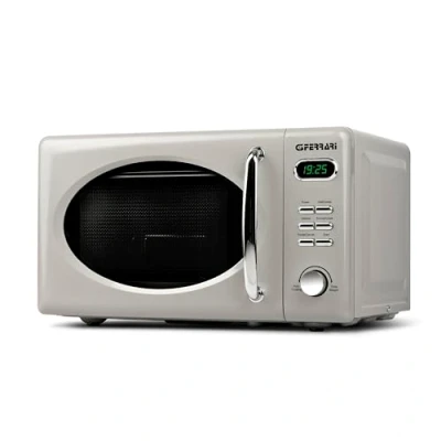 Image de G3 Ferrari G10155 &quot;Sapormio Vintage&quot; Micro ondes Vintage Combiné Numérique, 1150 W, 20 litres, 8 programmes, 4 modes de cuisson, accessoires inclus, minuterie 60 min, craie